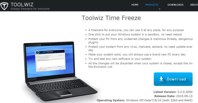 صورة لـ برامج و أدوات مجانية للويندوز يجب أن تكون على حاسوبك | 1-toolwiz-time-freeze