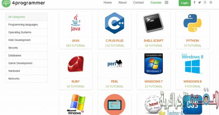 صورة لـ اليك هذا الموقع الذي يقدم لك أكثر من ألف كورس تقني مجانا | 4programmer-2-768x415