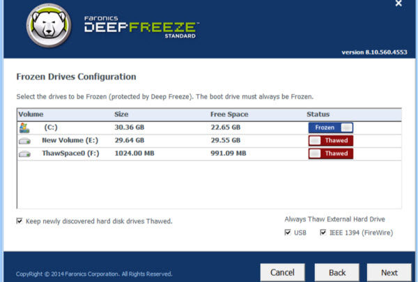 صورة لـ حماية الكمبيوتر من الفيروسات ومنع الحفظ من خلال أفضل برامج تجميد النظام | deep-freeze