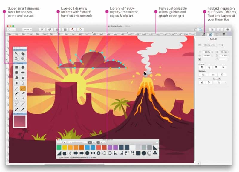صورة لـ 5 تطبيقات بسيطة وسهلة الاستخدام للرسم لنظام التشغيل Mac | Drawing-Apps-for-Mac-ArtBoard-DzTechs