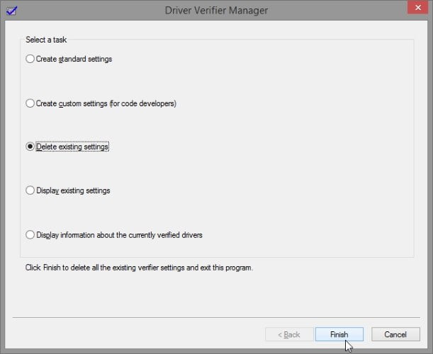 صورة لـ تحقق من وجود برامج التشغيل الخاطئة في Windows باستخدام Driver Verifier | Driver-Verifier-Delete-DzTechs