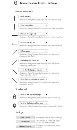 صورة لـ كيفية إضافة ايماءات الماوس المخصصة إلى متصفح Chrome و Firefox | Gestures-Gesture-Events-DzTechs