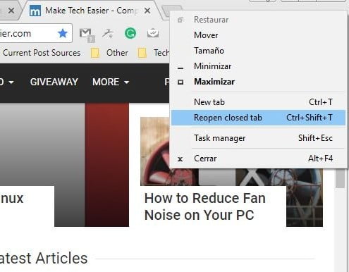 صورة لـ كيفية إعادة فتح علامات التبويب المغلقة في متصفحات مختلفة [نصائح سريعة] | Open-Chrome1-DzTechs