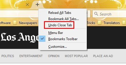 صورة لـ كيفية إعادة فتح علامات التبويب المغلقة في متصفحات مختلفة [نصائح سريعة] | Open-Firefox-DzTechs