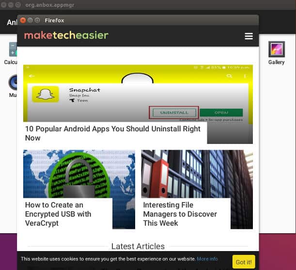 صورة لـ كيفية تشغيل تطبيقات وألعاب Android على Linux | ab-ff-DzTechs