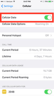 صورة لـ كيفية إصلاح عدم عمل البيانات الخلوية على iPhone و iPad بطرق مختلفة | fix-cellular-data-not-working-ipad-iphone-small-7-DzTechs
