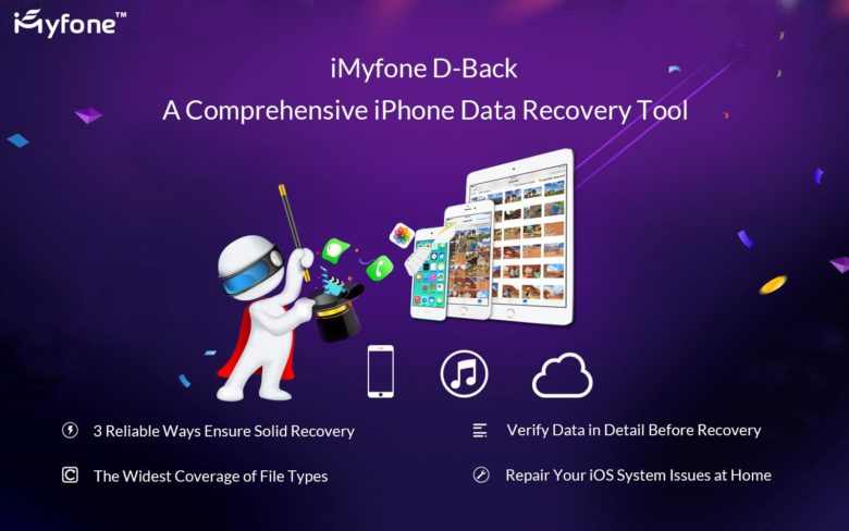 صورة لـ استعادة جميع أنواع الملفات المحذوفةمن الأيفون والأيباد من خلال iMyfone D-Back | imyfone-780x488-DzTechs