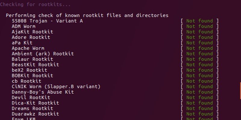 صورة لـ كيفية فحص نظام Linux الخاص بك للبحث عن الفيروسات و Rootkits | scan-feat-DzTechs