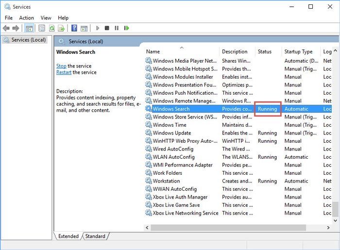 صورة لـ قائمة البحث لإبدأ لا تعمل؟ هنا حل لهذه المشكلة بسهولة وبسرعة | win10-start-menu-search-windows-search-service-started-DzTechs