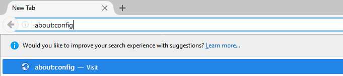 صورة لـ كيفية منع مواقع الويب من طلب إظهار الإشعارات على جميع المتصفحات | Firefox-about-config-page-DzTechs
