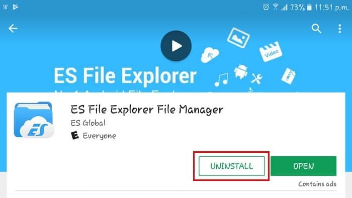 صورة لـ 10 تطبيقات شعبية على Android يجب إلغاء تثبيتها الآن للتخلص من مشاكلها | Uninstall-Explorer-DzTechs