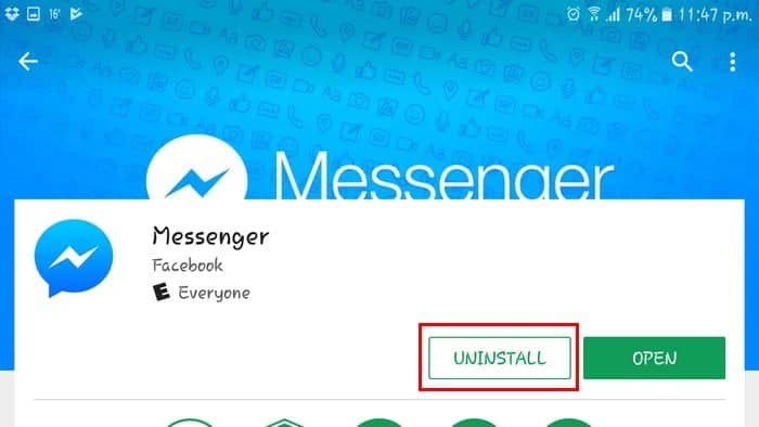 صورة لـ 10 تطبيقات شعبية على Android يجب إلغاء تثبيتها الآن للتخلص من مشاكلها | Uninstall-Messenger-DzTechs