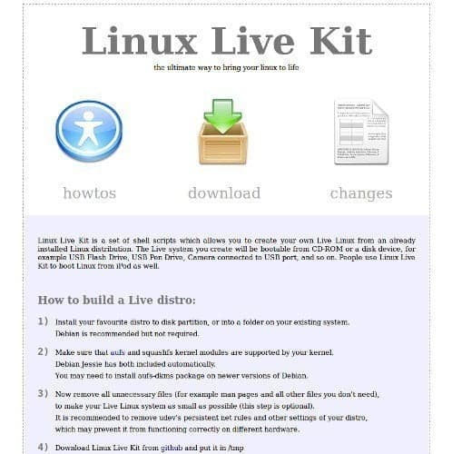 صورة لـ 8 أدوات لإنشاء توزيعة Linux المخصصة الخاصة بك بسهولة | create-own-Linux-distro-02-Linux-Live-Kit-DzTechs