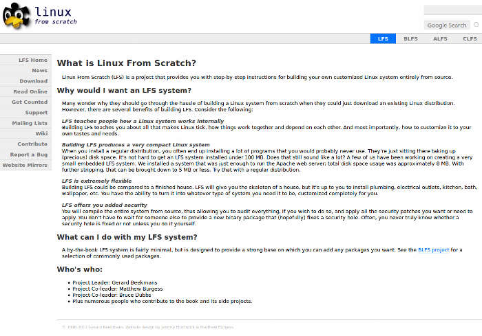 صورة لـ 8 أدوات لإنشاء توزيعة Linux المخصصة الخاصة بك بسهولة | create-own-Linux-distro-04-Linux-from-Scratch-DzTechs