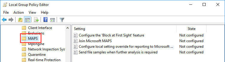 صورة لـ كيف يمكنك جعل Windows Defender أفضل لزيادة مستويات الحماية في Windows 10 | harden-Windows-defender-navigate-to-policy-DzTechs