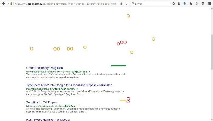 صورة لـ الألعاب الخفية على Google التي يمكنك لعبها عندما تشعر بالملل | hidden-google-games-zerg-rush-DzTechs