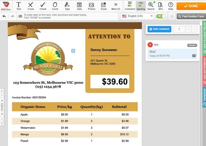 صورة لـ 5 من أفضل برامج تحرير PDF على الانترنت لتحرير PDF الخاص بك مجانا | PDF-Filler-min-min-DzTechs