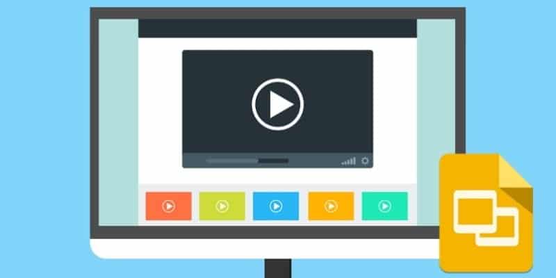 صورة لـ كيفية تضمين مقاطع الفيديو بطرق مختلفة في “العروض التقديمية من Google” | Slides-Video-Featured-Image-DzTechs