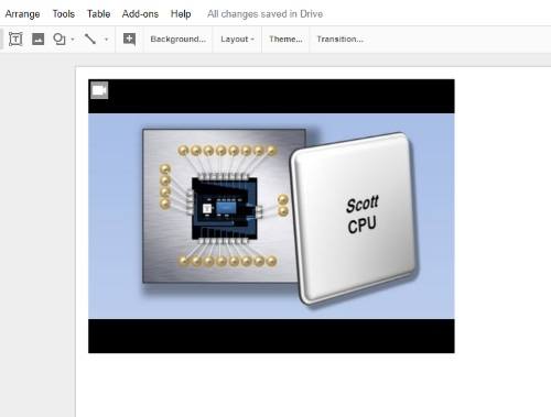 صورة لـ كيفية تضمين مقاطع الفيديو بطرق مختلفة في “العروض التقديمية من Google” | Slides-Video-Place-DzTechs
