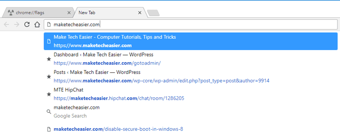 صورة لـ 8 أعلام في Google Chrome يجب تمكينها للحصول على تجربة أفضل للتصفح | chrome-flags-omnibox-ui-vertical-layout-DzTechs