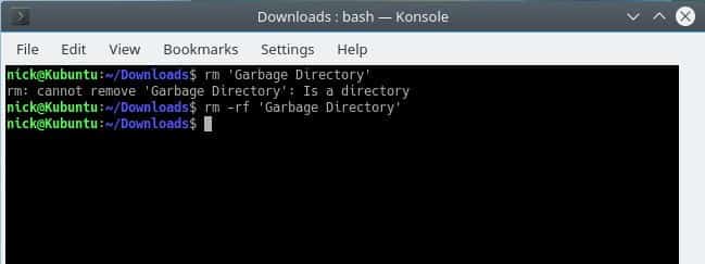 صورة لـ كيفية حذف دليل ما في نظام تشغيل Linux بطريقتين | del-dir-cli-DzTechs