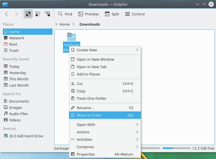 صورة لـ كيفية حذف دليل ما في نظام تشغيل Linux بطريقتين | del-dir-menu-DzTechs