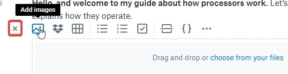 صورة لـ ما هي Dropbox Paper ، وكيف يُمكنك استخدامها وما هي مُميزاتها؟ | Dropbox-Paper-Add-Image-DzTechs