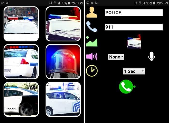 صورة لـ 5 تطبيقات مجانية لانشاء المكالمات الوهمية على الأندرويد لممازحة أصدقائك | Fake-PoliceFakeCall-DzTechs
