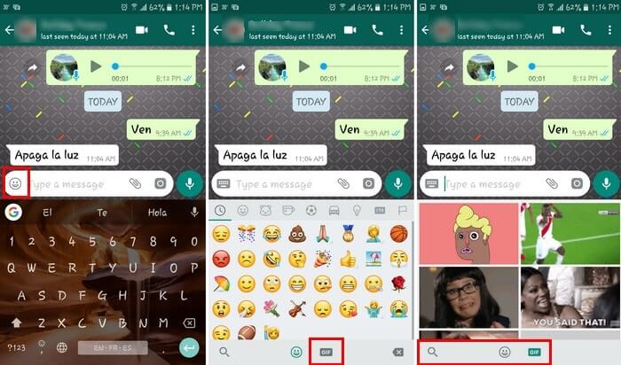 صورة لـ كيفية إنشاء، البحث، وإرسال ملفات GIF على WhatsApp | GIF-Find-DzTechs