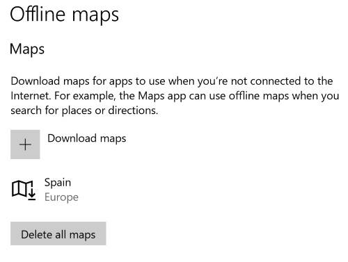 صورة لـ كيفية استخدام خرائط Bing دون الحاجة الى الاتصال بالانترنت في ويندوز 10 | Maps-Offline-Downloaded-DzTechs