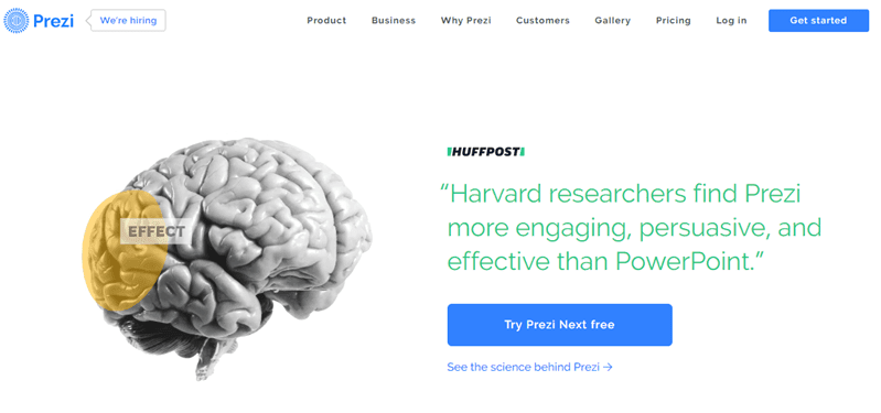 صورة لـ أفضل البدائل المُتاحة لـ Microsoft PowerPoint | PowerPoint-Alternatives-Prezi-DzTechs