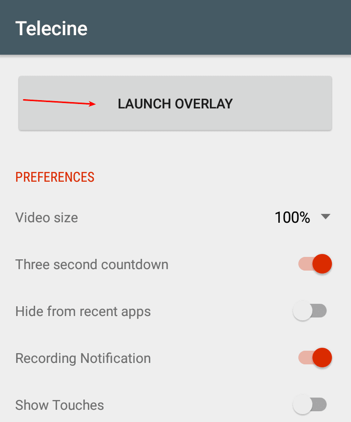 صورة لـ أفضل تطبيقات Android لـ تسجيل شاشة الهاتف بسهولة | android-telecine-DzTechs