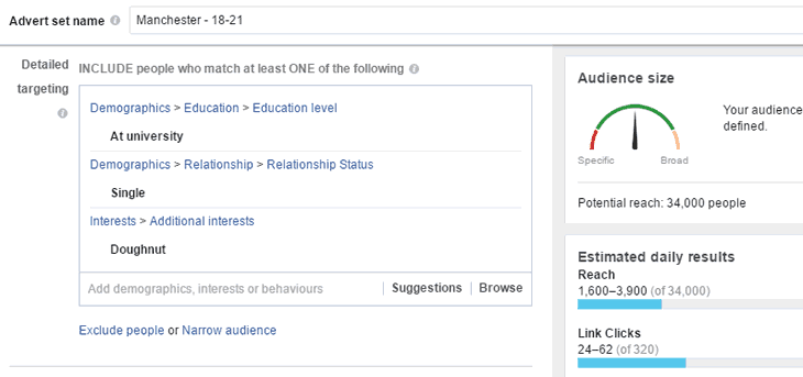 صورة لـ كيفية انشاء موقع على شبكة الإنترنت في 20 دقيقة مع نصائح لتسويقه والربح منه | facebook-ad-example-DzTechs