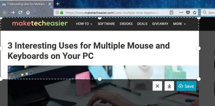 صورة لـ فايرفوكس Quantum : متصفح صُنع للمستقبل مع جميع مميزاته | firefox-quantum-review-screenshot-tool-DzTechs