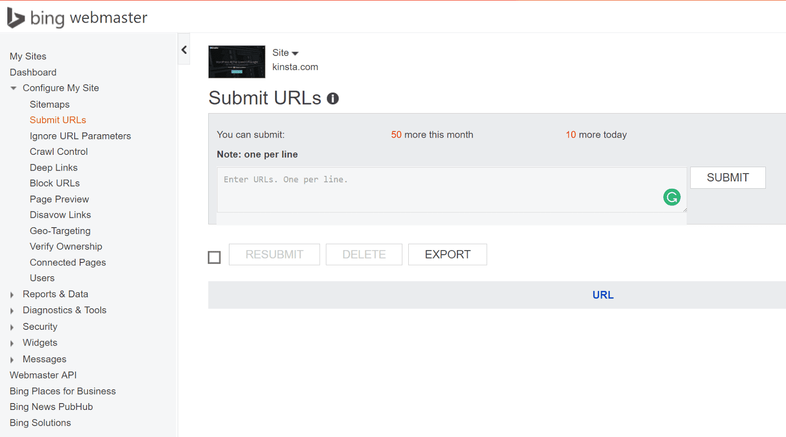 صورة لـ كيفية زيادة الزيارات العضوية لموقع الويب بنسبة كبيرة خلال عام واحد: نصائح لتحسين جذب الجمهور | force-crawl-bing-webmaster-tools-min-DzTechs