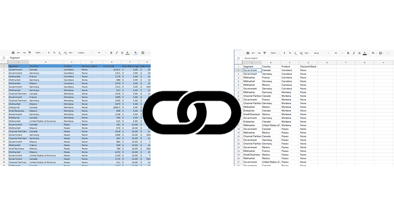 صورة لـ كيفية ربط البيانات بين جداول البيانات في Google Sheets | how-to-link-data-between-google-sheets-header-DzTechs