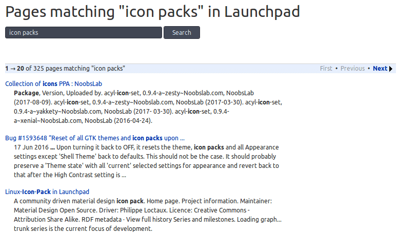 صورة لـ 4 أماكن رهيبة للعثور على ثيمات ورموز جميلة لنظام لينكس | icon-packs-search-DzTechs