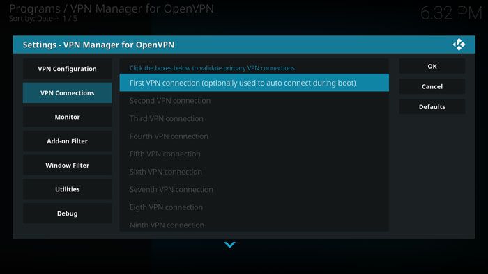 صورة لـ كيفية استخدام VPN مع كودي من خلال Kodi VPN Manager | set-up-vpn-on-kodi-vpn-manager-first-connection-DzTechs