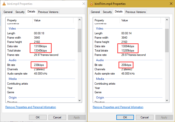 صورة لـ كيفية تقليم فيديو في ويندوز 10 دون استخدام أي من تطبيقات الطرف الثالث | trim-video-win10-file-properties-DzTechs