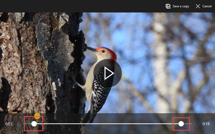 صورة لـ كيفية تقليم فيديو في ويندوز 10 دون استخدام أي من تطبيقات الطرف الثالث | trim-video-win10-use-slider-DzTechs