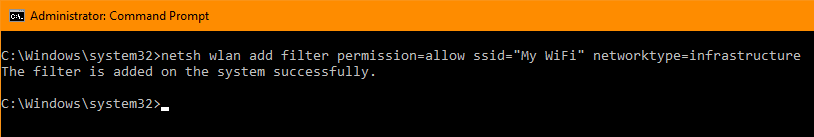 صورة لـ كيفية حظر أو السماح لـ شبكة الواي فاي من الظهور في ويندوز 10 | win10-allow-wifi-DzTechs