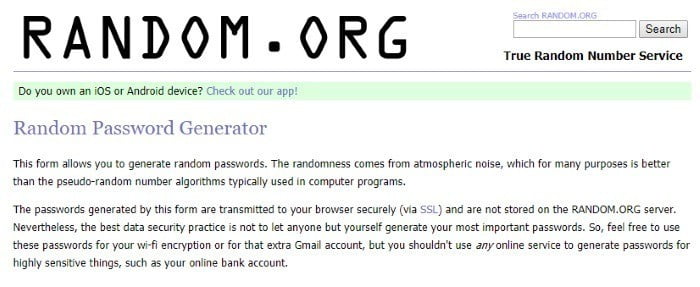 صورة لـ كيفية توليد كلمات سر قوية على الانترنت من الصعب كسرها | Passwords-Online-Random-DzTechs