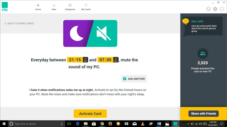صورة لـ جعل المهام اليومية في الويندوز تلقائية وتحسين الإنتاجية مع تطبيق Ellp | Windows-Desktop-with-Ellp-everyday-PC-DzTechs