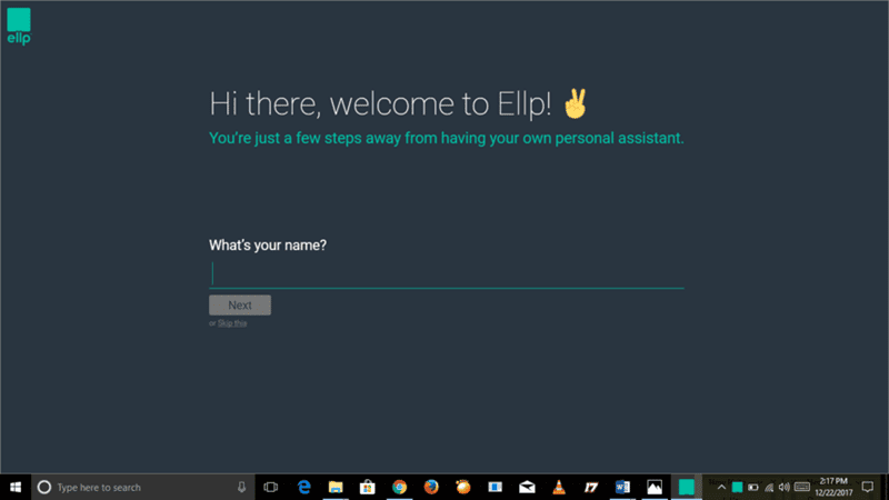 صورة لـ جعل المهام اليومية في الويندوز تلقائية وتحسين الإنتاجية مع تطبيق Ellp | Windows-Desktop-with-Ellp-welcome-DzTechs