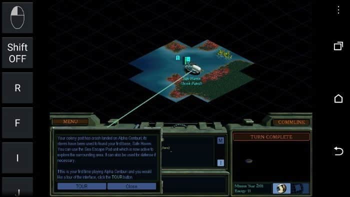 صورة لـ الآن يمكنك مُمارسة ألعاب الكمبيوتر القديمة على جهاز Android الخاص بك | play-pc-games-on-android-alpha-centauri-DzTechs