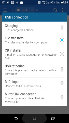 صورة لـ الآن يمكنك مُمارسة ألعاب الكمبيوتر القديمة على جهاز Android الخاص بك | play-pc-games-on-android-usb-file-transfer-DzTechs