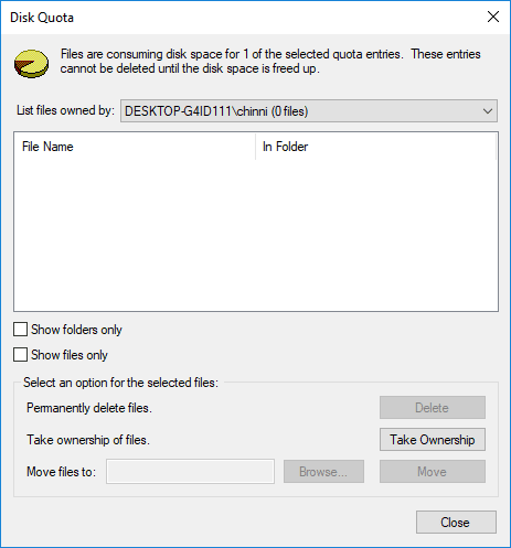 صورة لـ كيفية منع المستخدم من استخدام كل مساحة الهارد ديسك في الويندوز | win-storage-quota-limit-remove-files-DzTechs