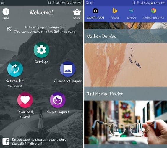 صورة لـ أنعش الشاشة الرئيسية لـ Android باستخدام 6 تطبيقات مُفيدة لـ تغيير الخلفية تلقائيا | Wallpaper-Casualis-DzTechs