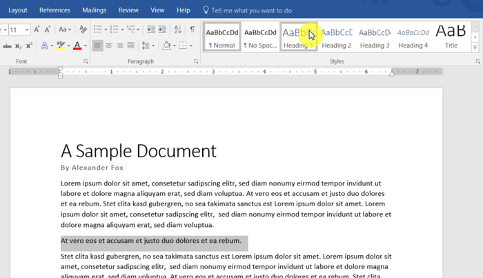 صورة لـ كيفية إنشاء أنماط النص بشكل صحيح في Microsoft Word | word-style-word-document-apple-style-2-DzTechs