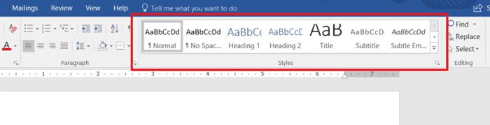 صورة لـ كيفية إنشاء أنماط النص بشكل صحيح في Microsoft Word | word-style-word-document-style-ribbon-1-DzTechs